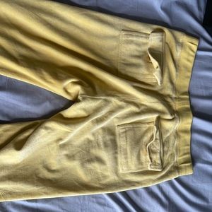 Yellow sweatpants